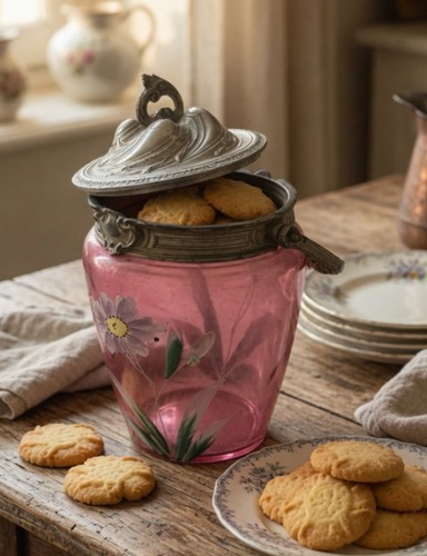 Ancien pot biscuit - ancien,