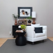 ⚫black SIDE end TABLE