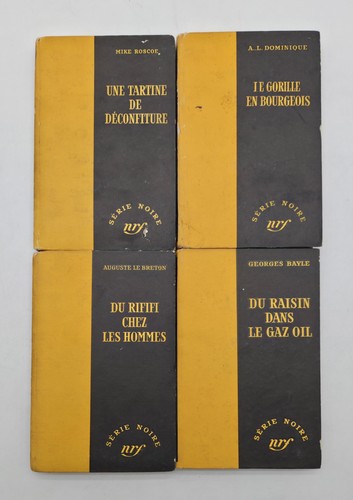 Lot livres série noire nrf - noire,