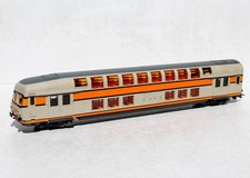 JOUEF HO 5081 VOITURE VOYAGEUR A DOUBLE ETAGE 2e CLASSE, TYPE VB2N, SNCF AMENAGÉ