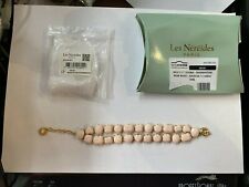 BRACELET DOUBLE - DIAMANTINE ROSE BEIGE ADLD216 / 1 LES NEREIDES