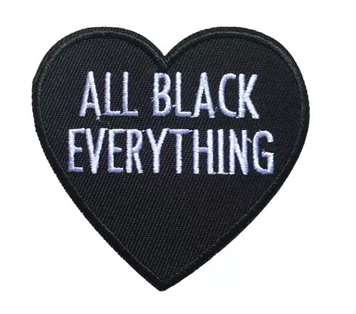 All black everything iron - all, on