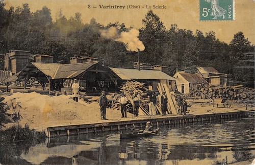 Cpa varinfroy scierie - varinfroy, /