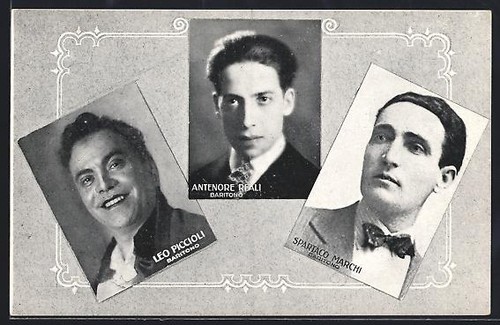 Carte postale chanteur