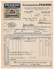 Lot de 4 factures anciennes