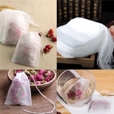 Lot 10X/20X/50X/100X Sachet de Thé vide Sac Filtre Infusion Passoire Tea Bag