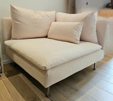 fauteuil ikea en tissu rose
