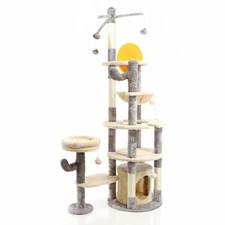 Fudajo Arbre à chat Gris