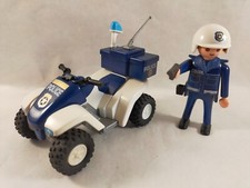 sympa quad policier 3655   Playmobil ( commissariat  ,  police ) 2401