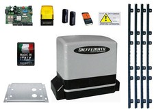 Kit Complet Automation Portail Coulissant 24V 600KG+4M Étagère Nylon