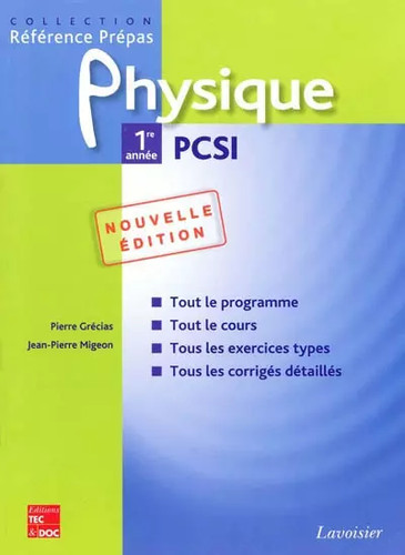 Physique 1re année pcsi - 1re,
