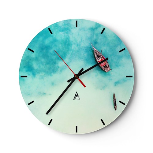 Horloge murale verre - en,