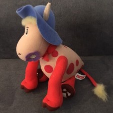 Peluche Vache Azalée Le Manège Enchanté Jemini 2005 ( 22x25 Cm )