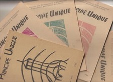 PRINCIPE UNIQUE. 5 revues MACROBIOTIQUE (1975/76) selon  enseignement G. OHSAWA.