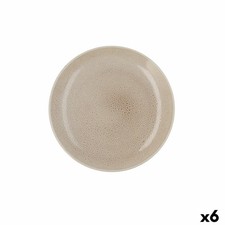 Assiette plate Ariane Porous Céramique Beige Ø 27 cm [6 Unités]
