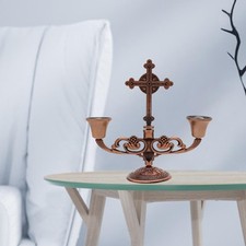 Bougeoir En Métal Bougeoir Porte-chrétien Décoratif Cône Bougeoir Table