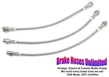 Inoxydable Durite de Frein Set International Scout II ,Avec 4 " Lift - 1971 1972