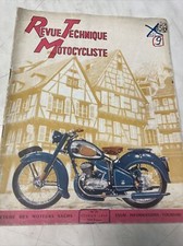 Revue Technique Motocycliste N° 75 1954 étude moteur Sachs Horex Regina RTM etc