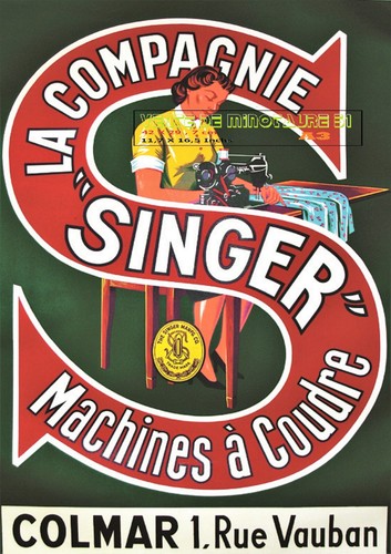 Compagnie singer vers 1930 - singer,