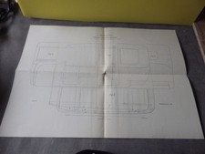Plan automobile CARROSSERIE  FRANCAISE LIMOUSINE  TORPEDO  1912  G LABOREY