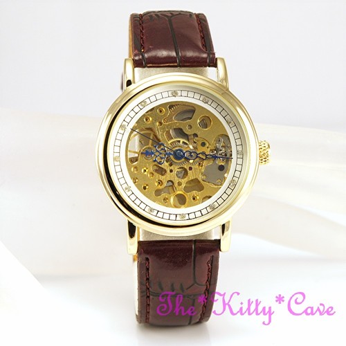 Creux squelette steampunk - or,