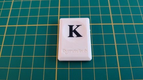 Tuile lettre pièce - lettre, k