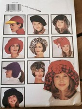 ??✂3055 PATRON BUTTERICK  11 CREATIONS CHAPEAUX/BERET /CLOCHE ETC S AU L