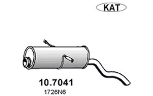 Pot échappement silencieux - pot,