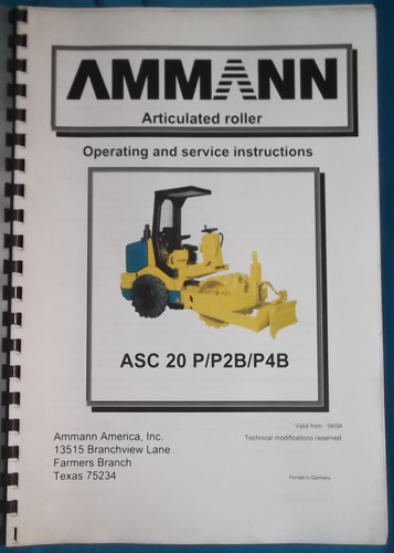 Ammann asc20p asc20p2b - ammann,