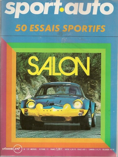 Sport auto 129 1972 essais - 129,