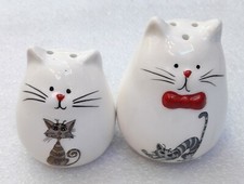 LOT DE SEL ET POIVRE CHATS EN