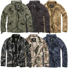 Brandit Britannia Vintage Veste S-5XL Homme Veste Army Veste de Combat M65