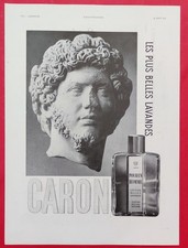 Publicité Presse: Parfum Pour un Homme de CARON  FLANELLES de Reims SYNDIC 1934