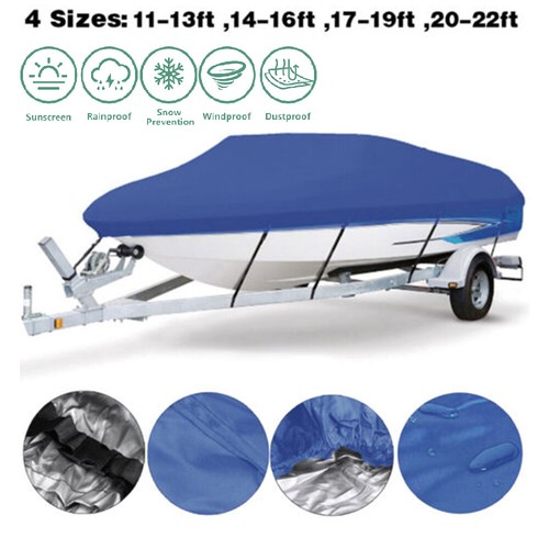Trailerable boat cover blue - uv,