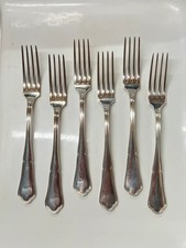 Lot de 6 fourchettes en métal argenté Deetjen 100