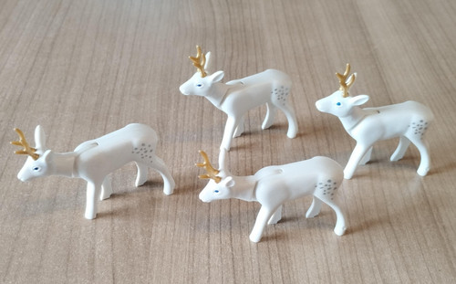 Playmobil lot animaux biches - lot,