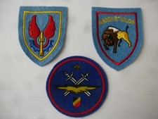 Lot d'insignes tissus Force Aérienne Armée Belge ABL années 2000
