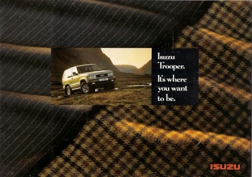 Isuzu trooper 1992 - 1992-95, uk
