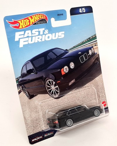 Hotwheels bmw e34 black - m5,