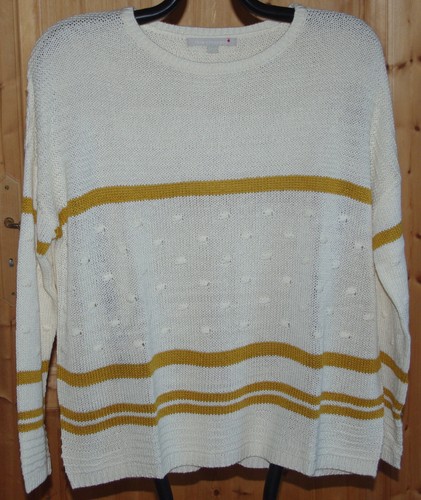 Pull léger rayé maille
