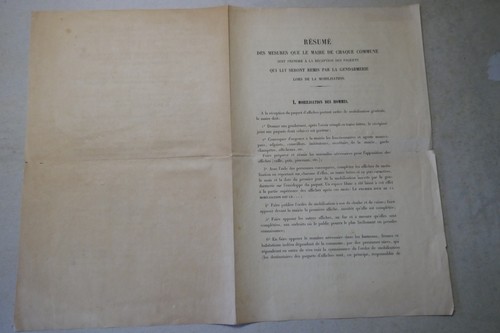Mobilisation generale affiches - generale,