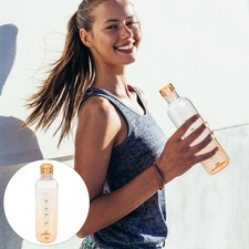  Gourde Pour Eau Transparente Bouteille D'eau Extérieure Athlétique