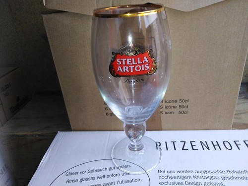 Lot verres bière - 6, stella