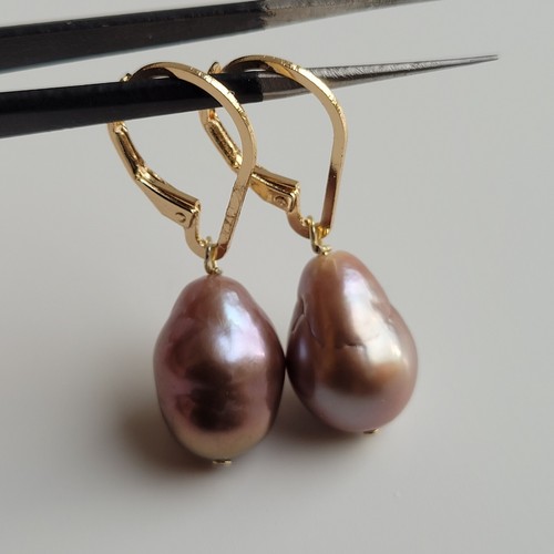 Boucles oreilles perles de - d'oreilles,