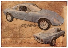 ART PRINT "DA VINCI" MATRA BONNET DJET 5 Ref : DV059 Impression sur papier 200gr