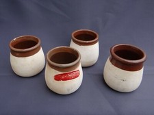4 Anciens pot de YAOURT CRÈME