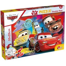 Lisciani - DISNEY CARS - 24 Pièces - Pour Enfants Dès 3 Ans - Puzzle 2 en 1 D...