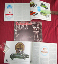 L'automobiliste N°21 : moteur JAP  Robert Senechal , MG K3 , les C4  CITROEN