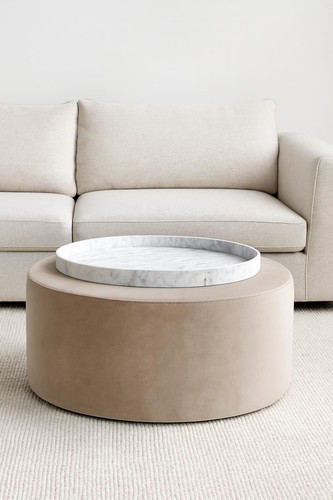 Luxurious coffee table - , pouffe