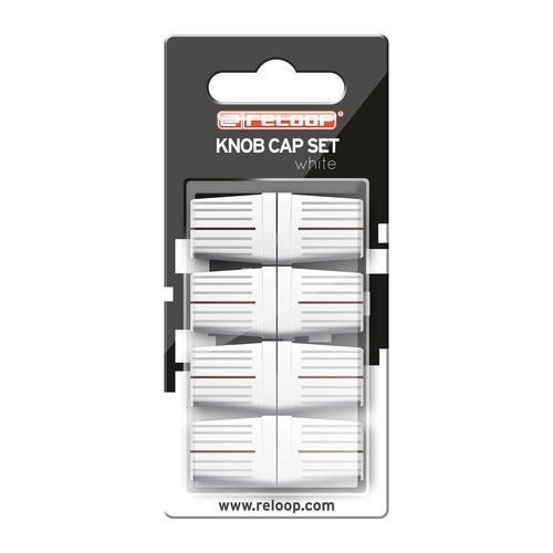 Knob cap set white - set, 8